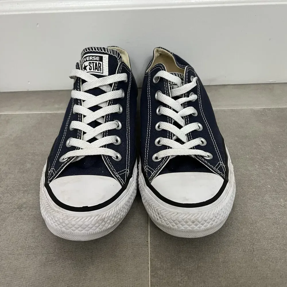 Converse Chuck Taylor All Star Mens 7/Womens 9 Blue Low Top Casual Shoes